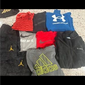 Nike Red and Gray Lightweight Jacket
